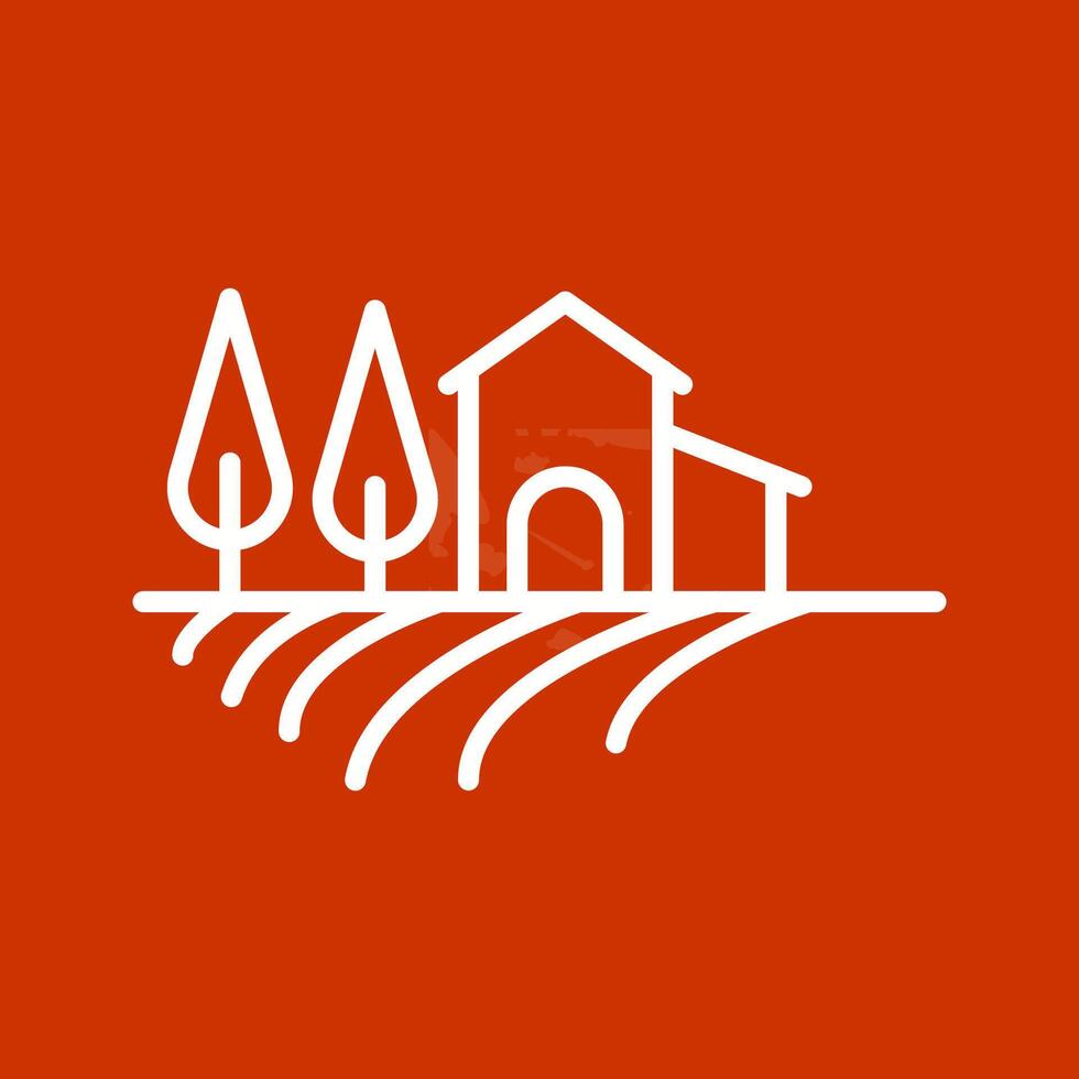 Farm House Vector Icon