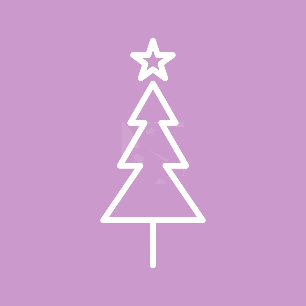 Christmas Tree Vector Icon