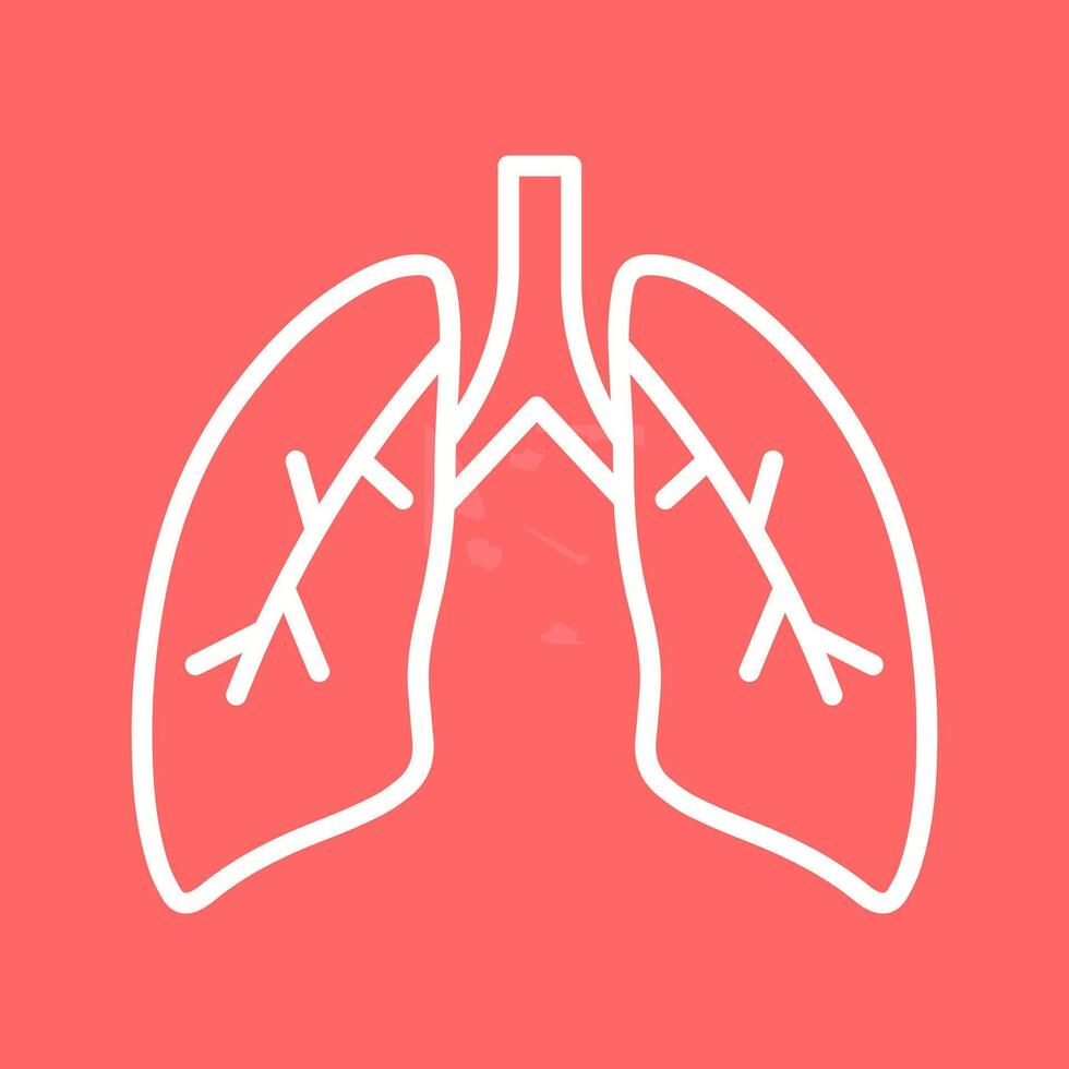Lungs Vector Icon