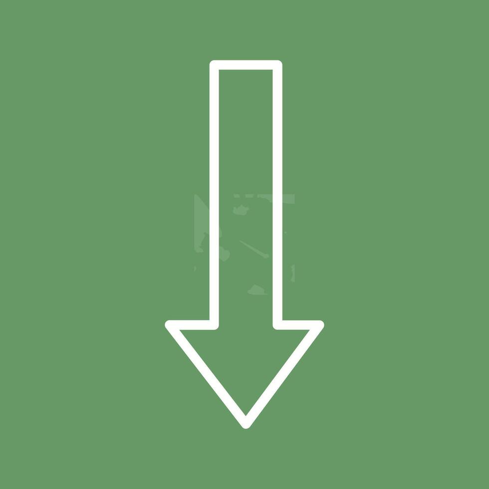 Arrow Down Vector Icon