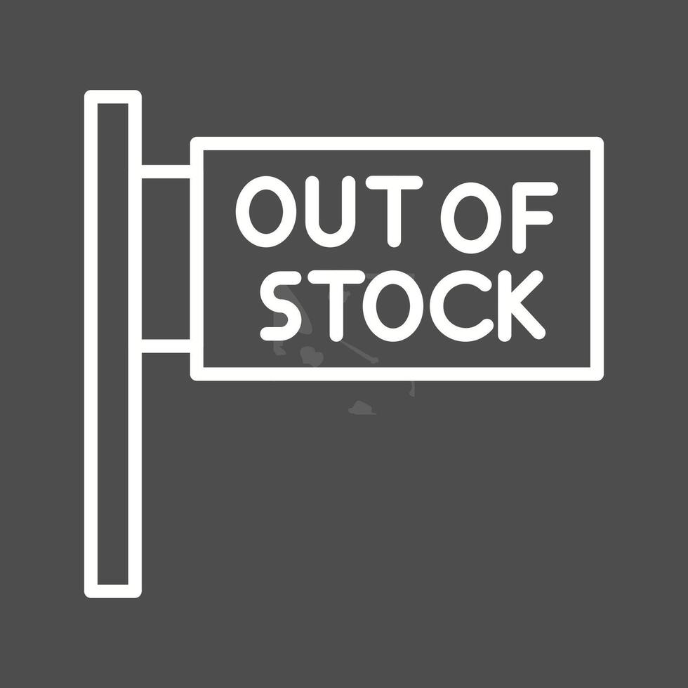 Out of Stock Vector Icon