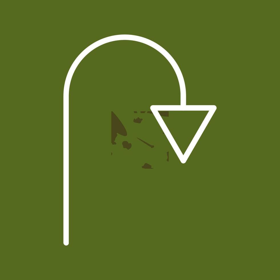 Arrow Pointing Down Vector Icon