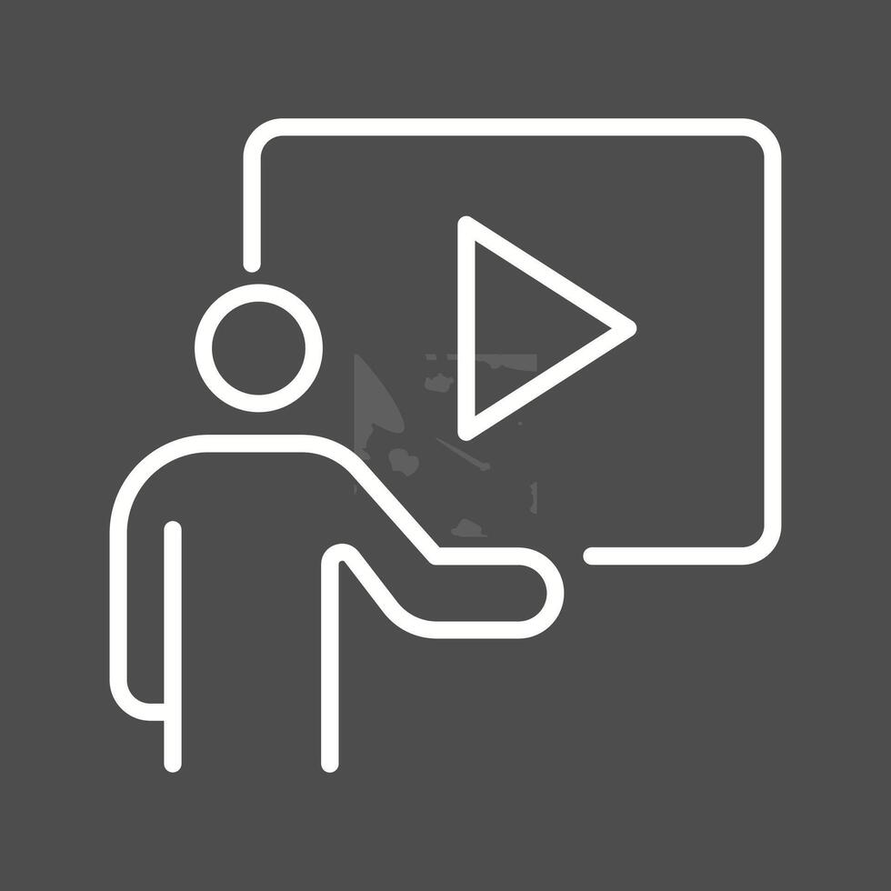 Video Lesson Vector Icon