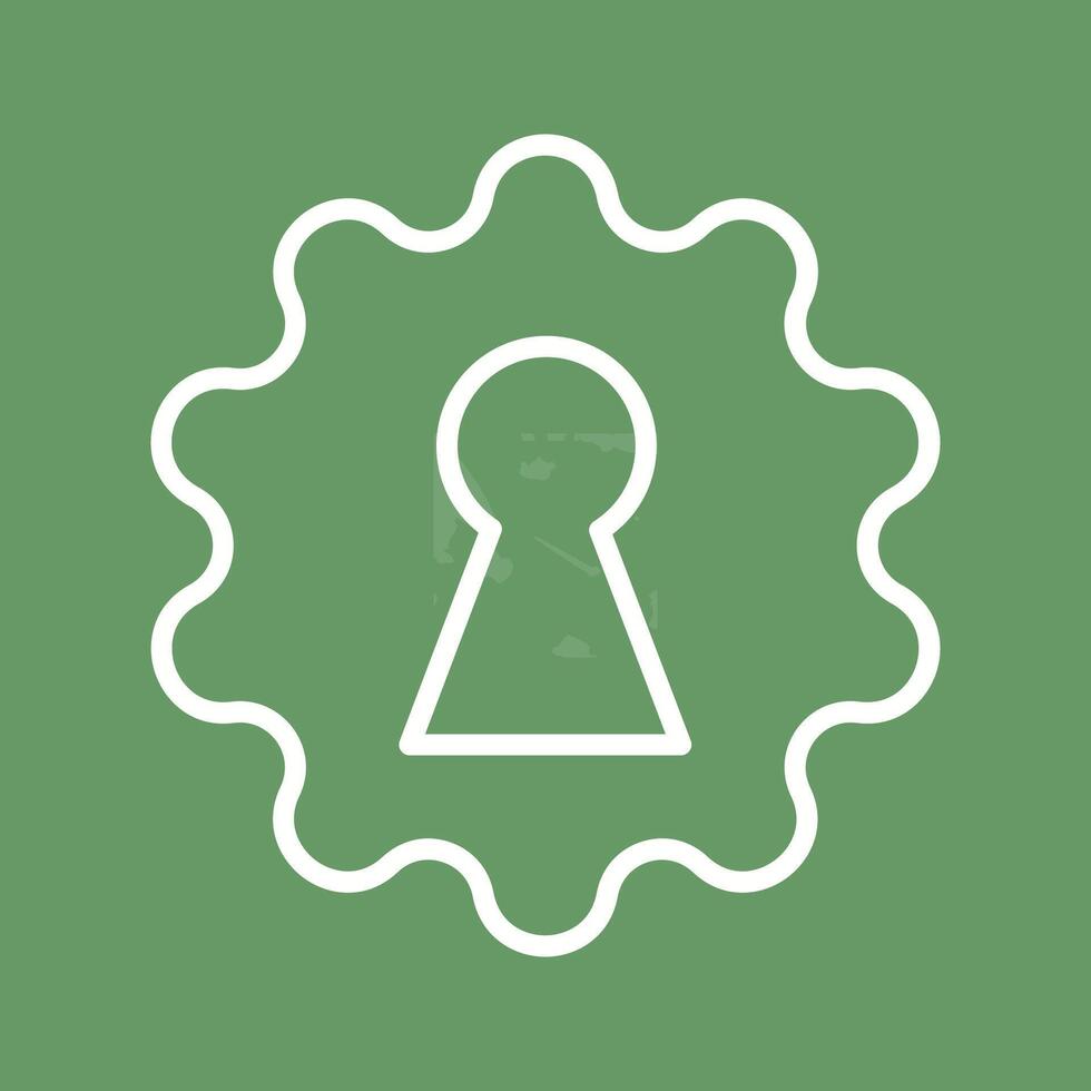 Key Hole Vector Icon