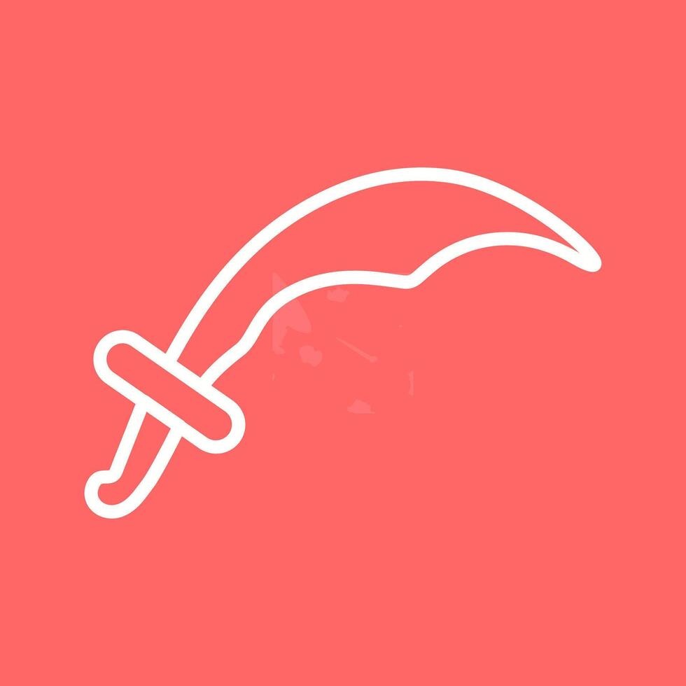 Arabic Sword Vector Icon