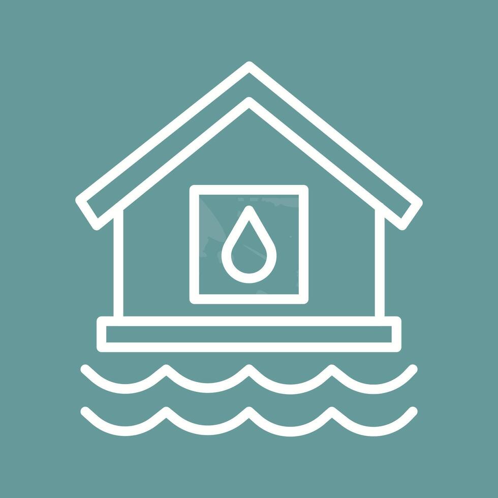 Water House Vector Icon