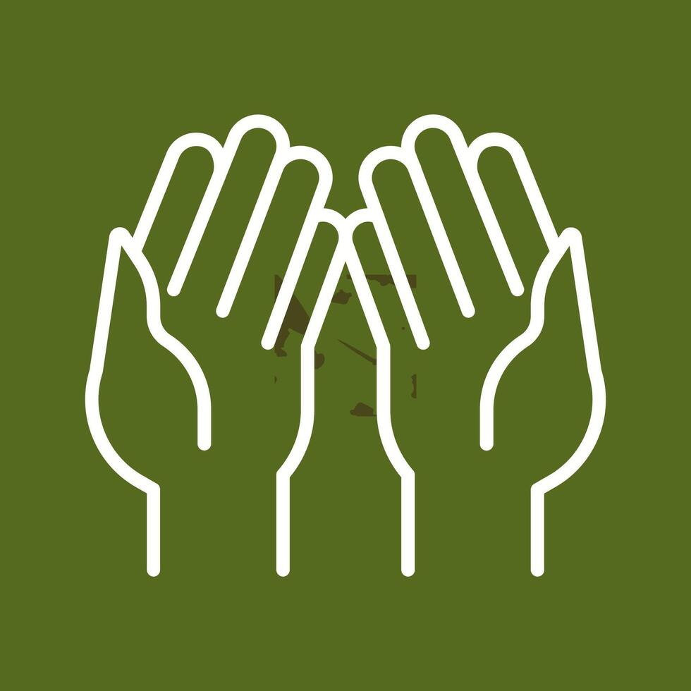 Praying Hands Vector Icon