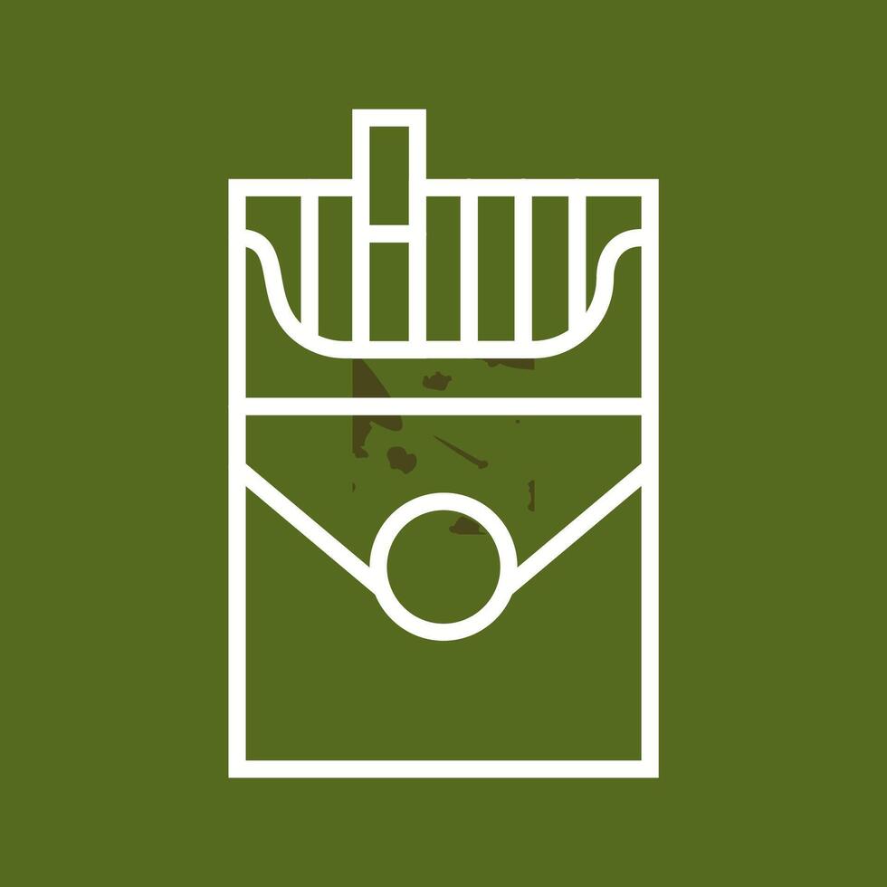 Cigarette Pack Vector Icon