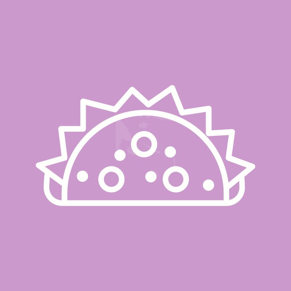 icono de vector de tacos