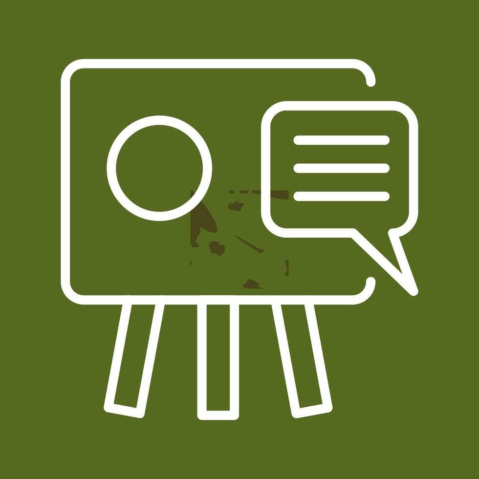 Message Board Vector Icon