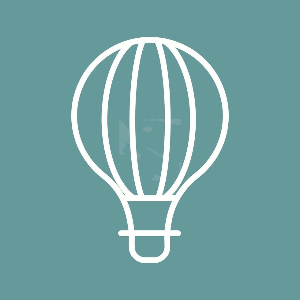 Hot Air Balloon Vector Icon