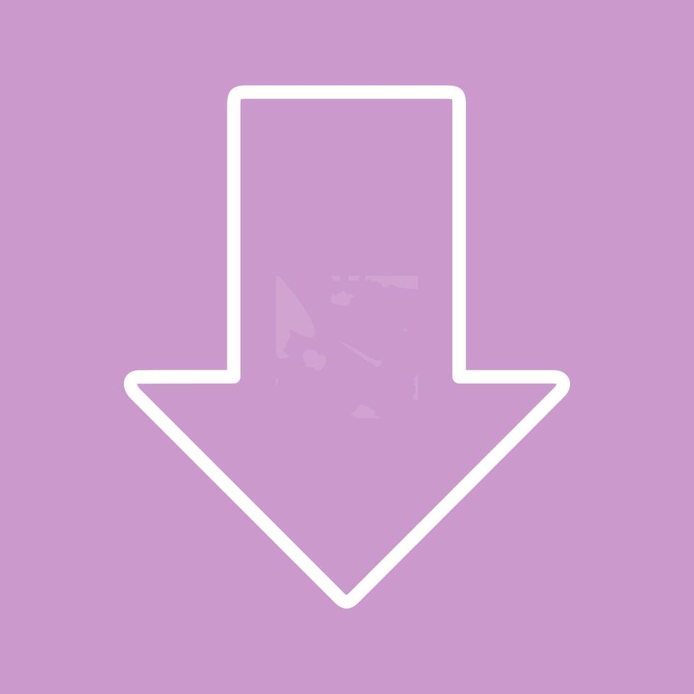 Down Vector Icon