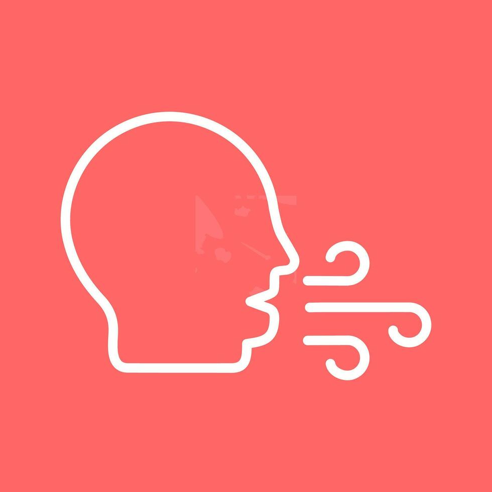 Bad Breath Vector Icon