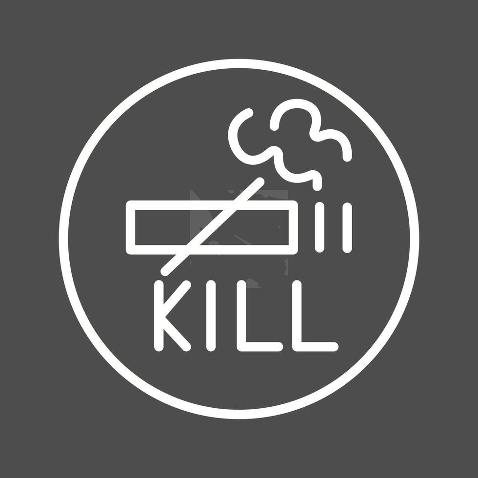 Smoking Kills Vector Icon