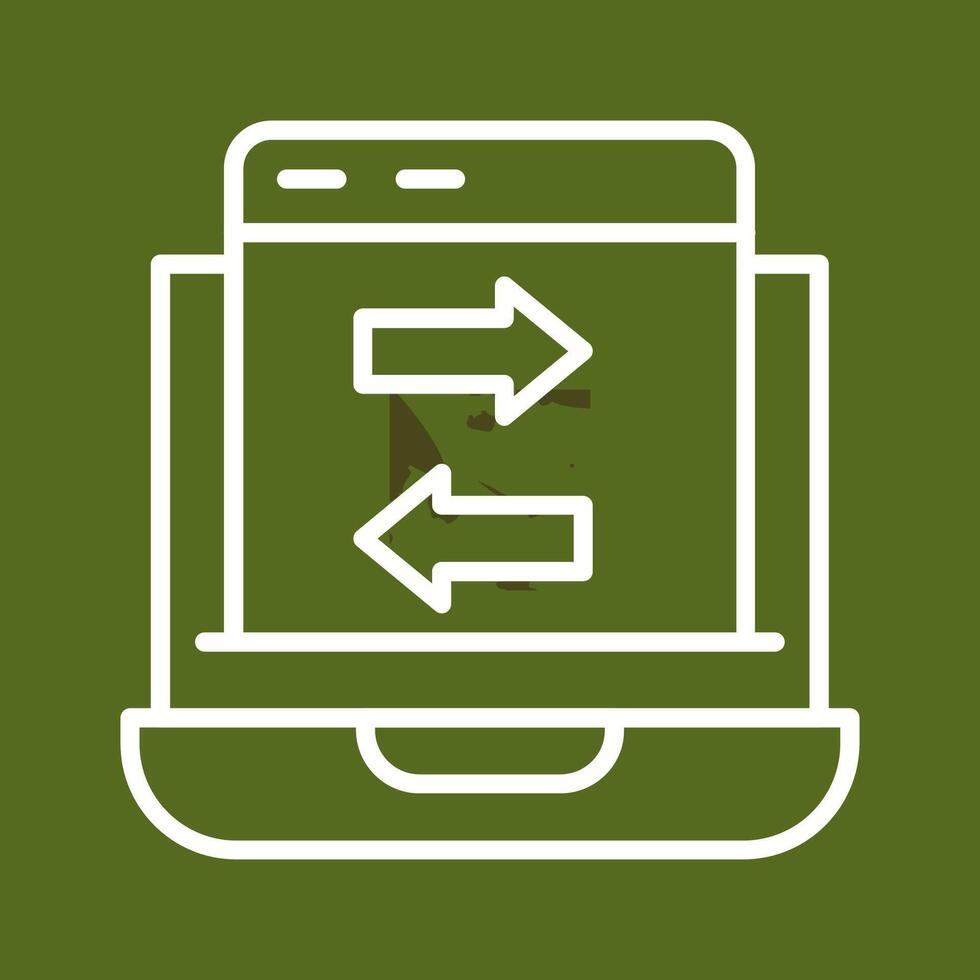 Data Transfer Vector Icon