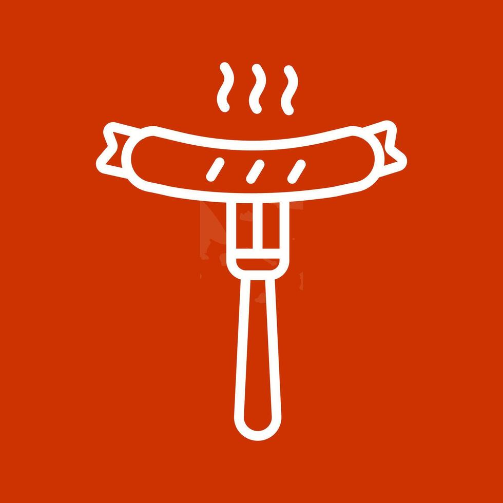 Sausage Vector Icon