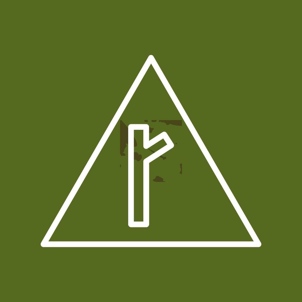 Road Sign Vector Icon