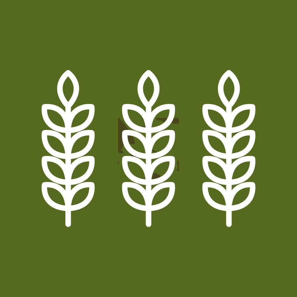 Wheat Vector Icon