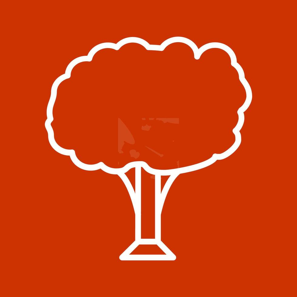 icono de vector de árbol