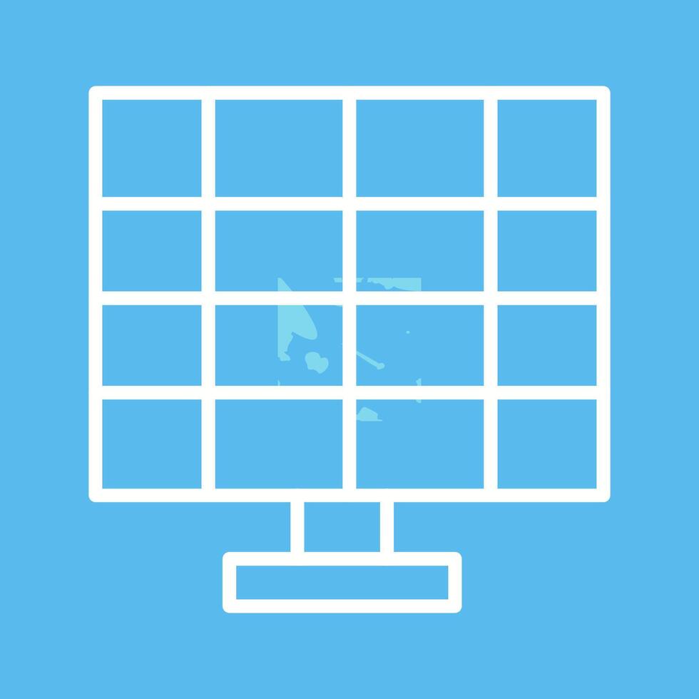 Solar Panel II Vector Icon