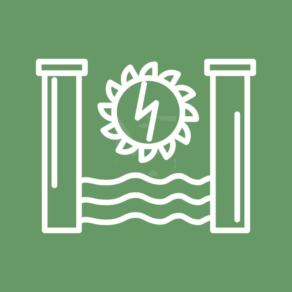 Hydro Power Vector Icon