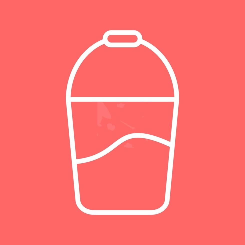 Water Bucket Vector Icon