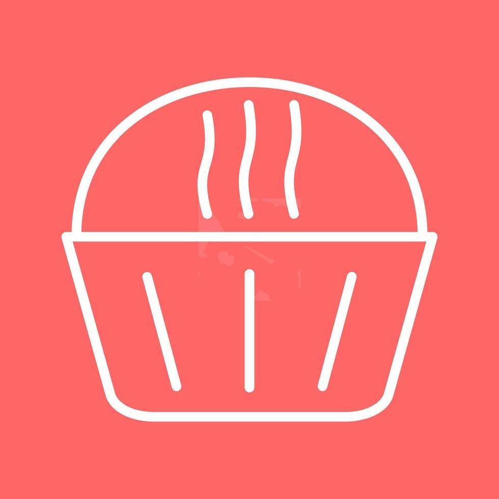 Cream Muffin Vector Icon