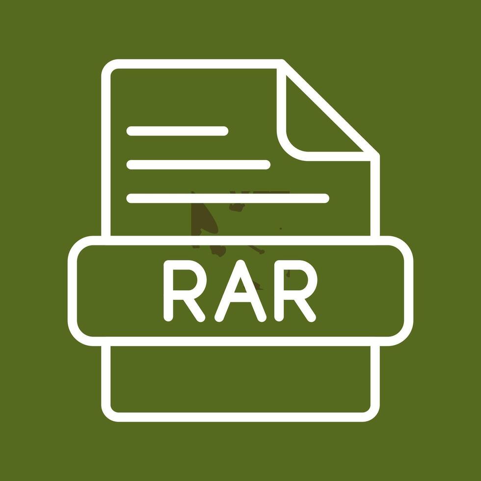 RAR Vector Icon