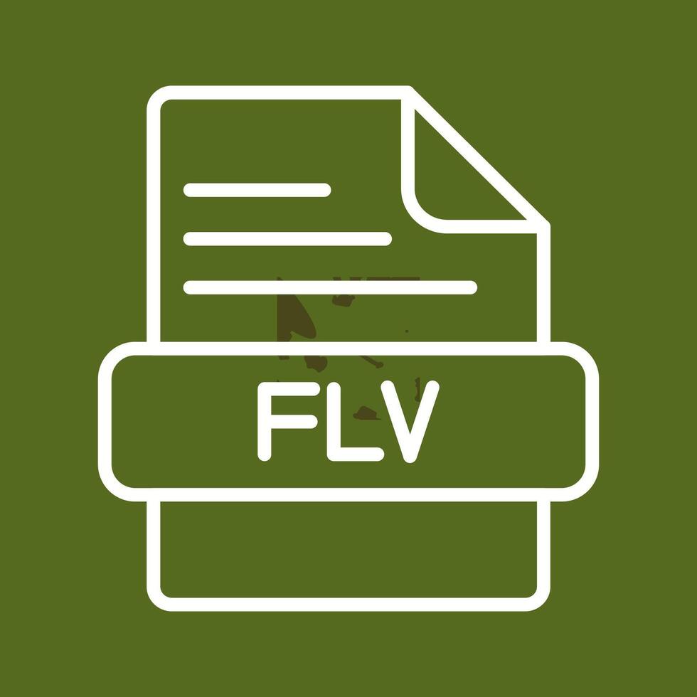 FLV Vector Icon