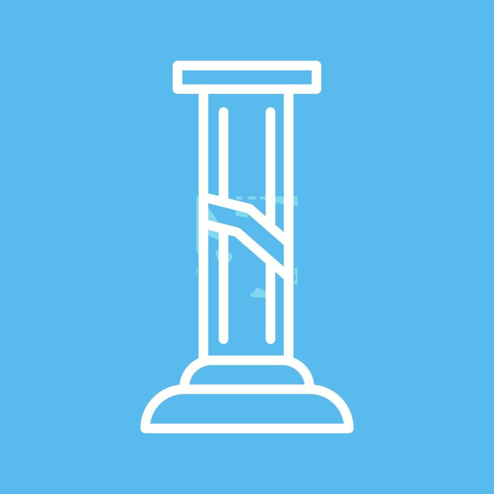 Broken Pillar Vector Icon