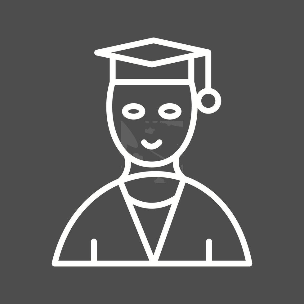 Male Graduate Vector Icon