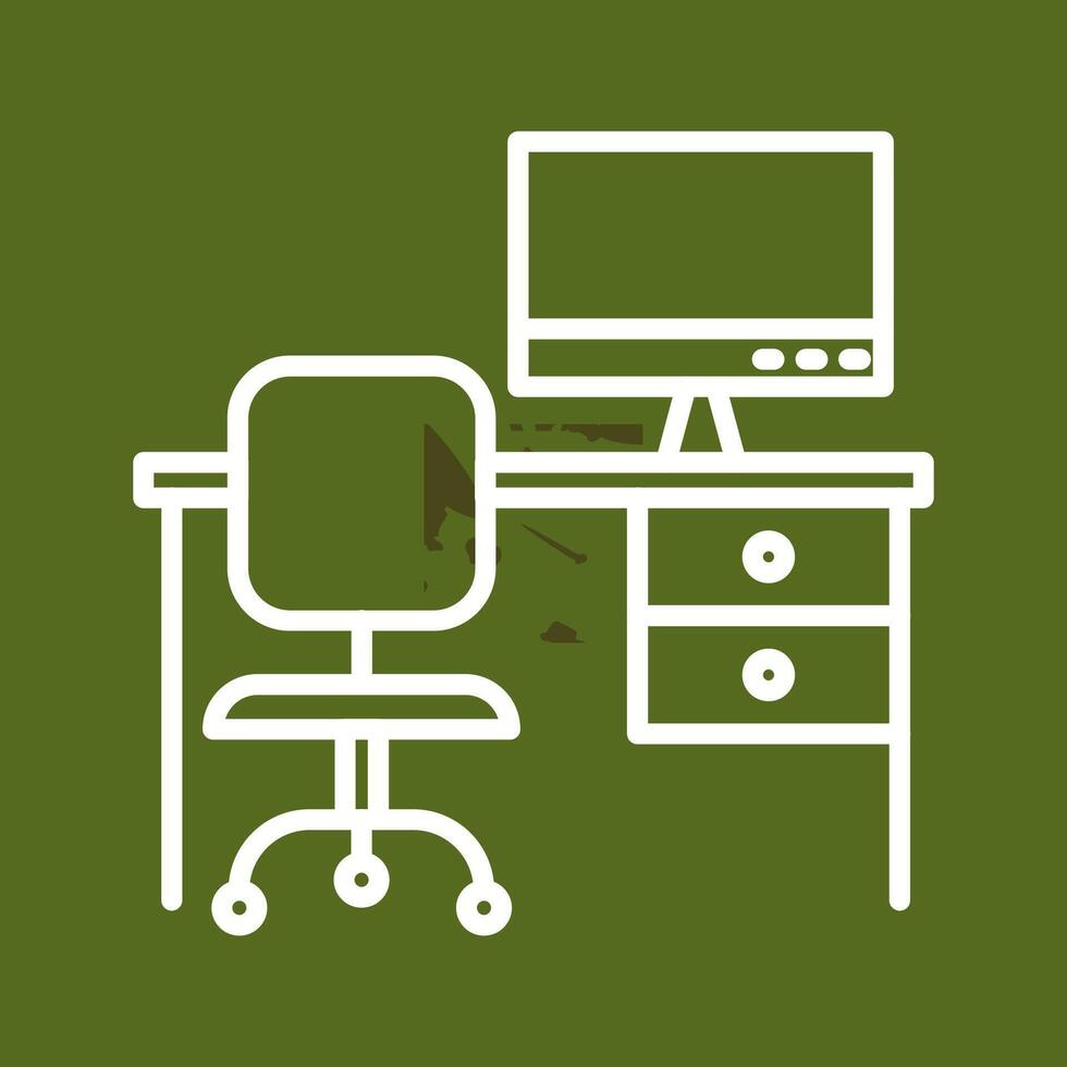 Work Space Vector Icon