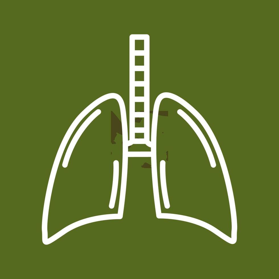 Lungs Vector Icon