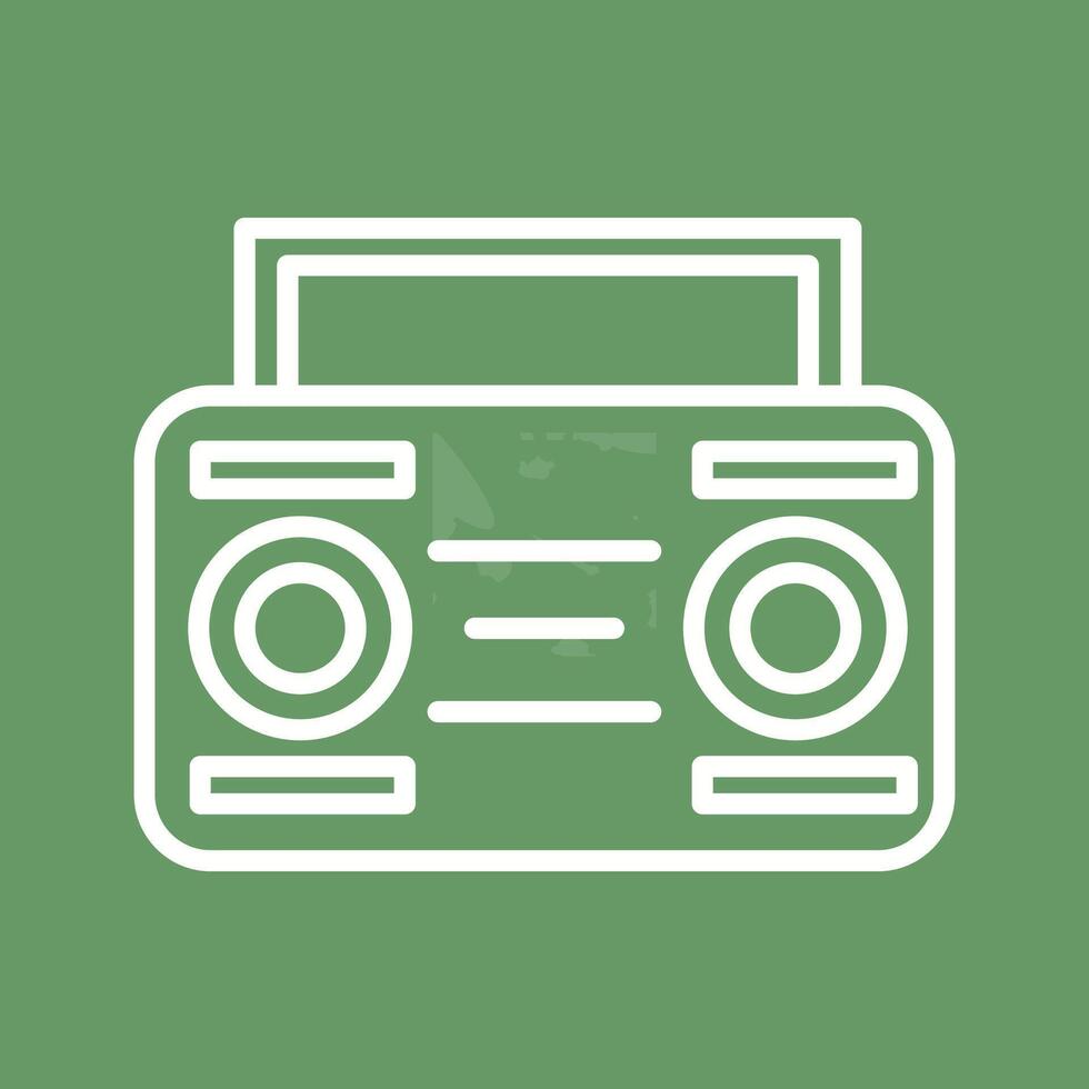 Cassette Player Vector Icon