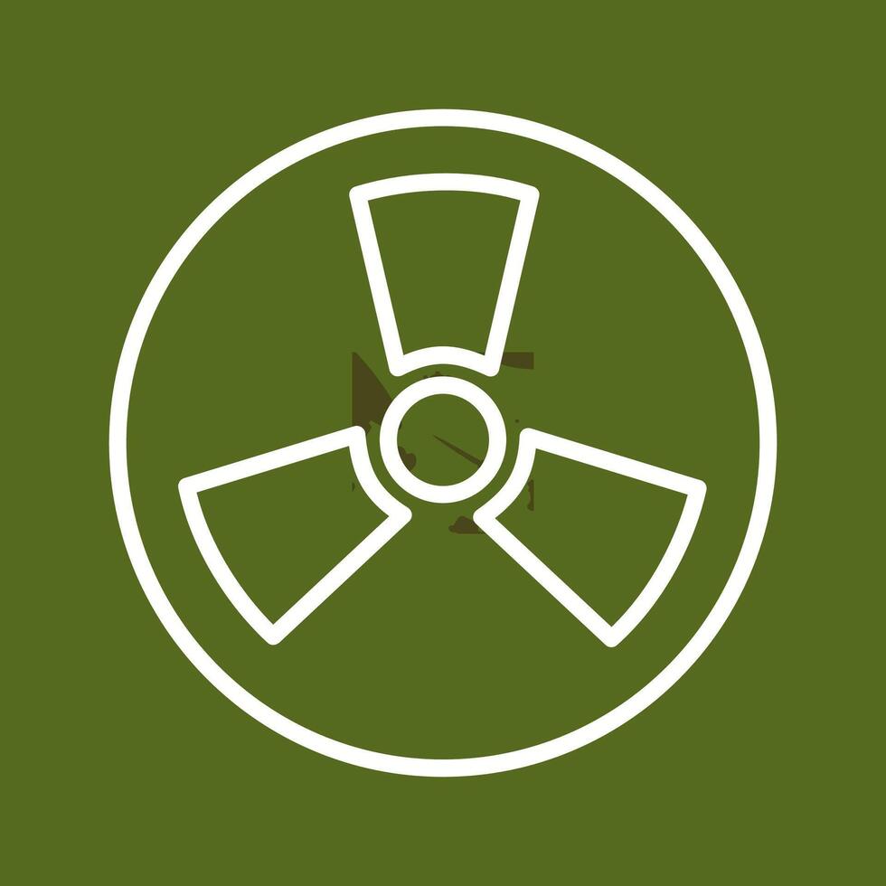 Radiation Vector Icon