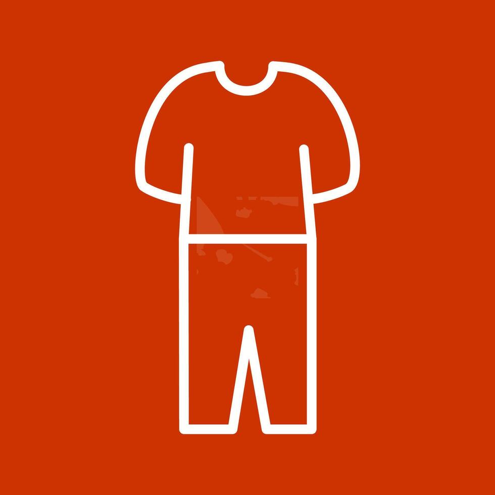 Pyjamas Suit Vector Icon