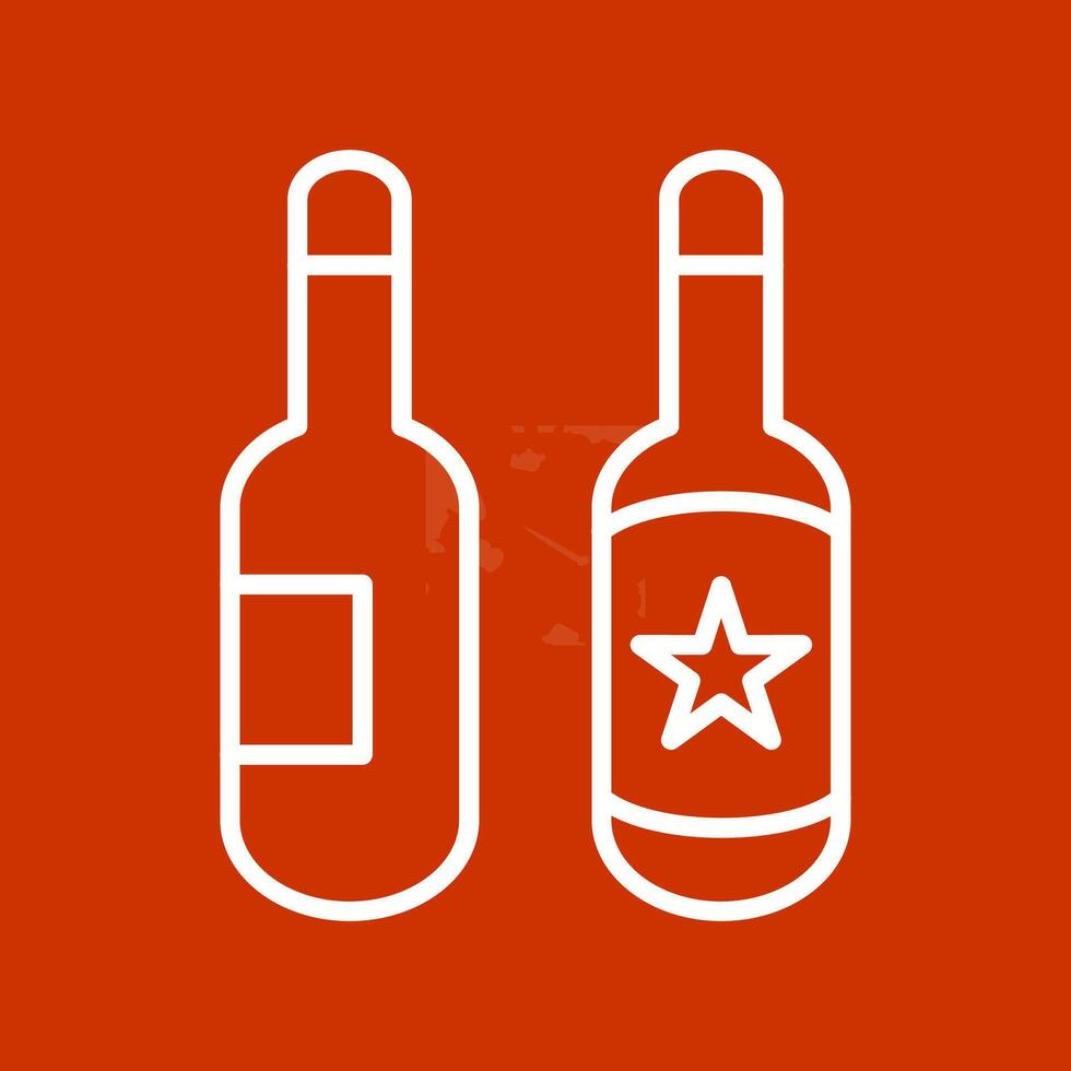 Beer Bottles Vector Icon