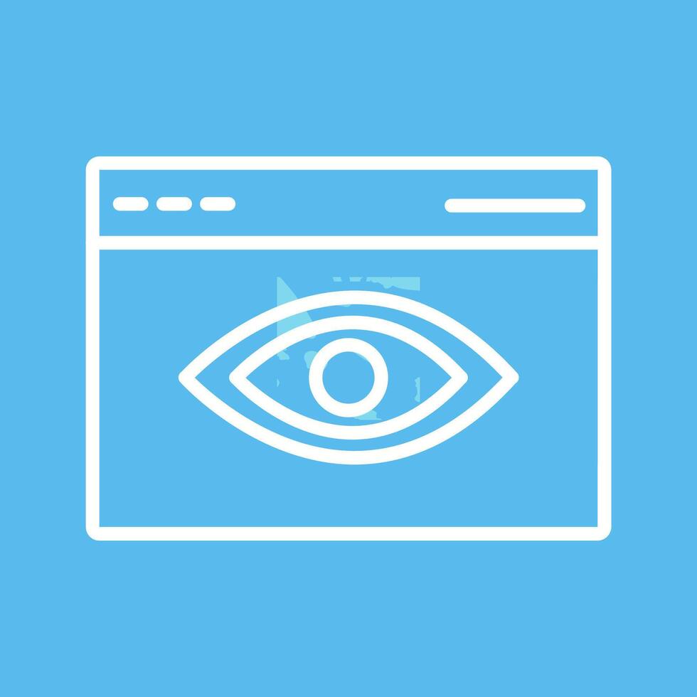 Web Visibility Vector Icon