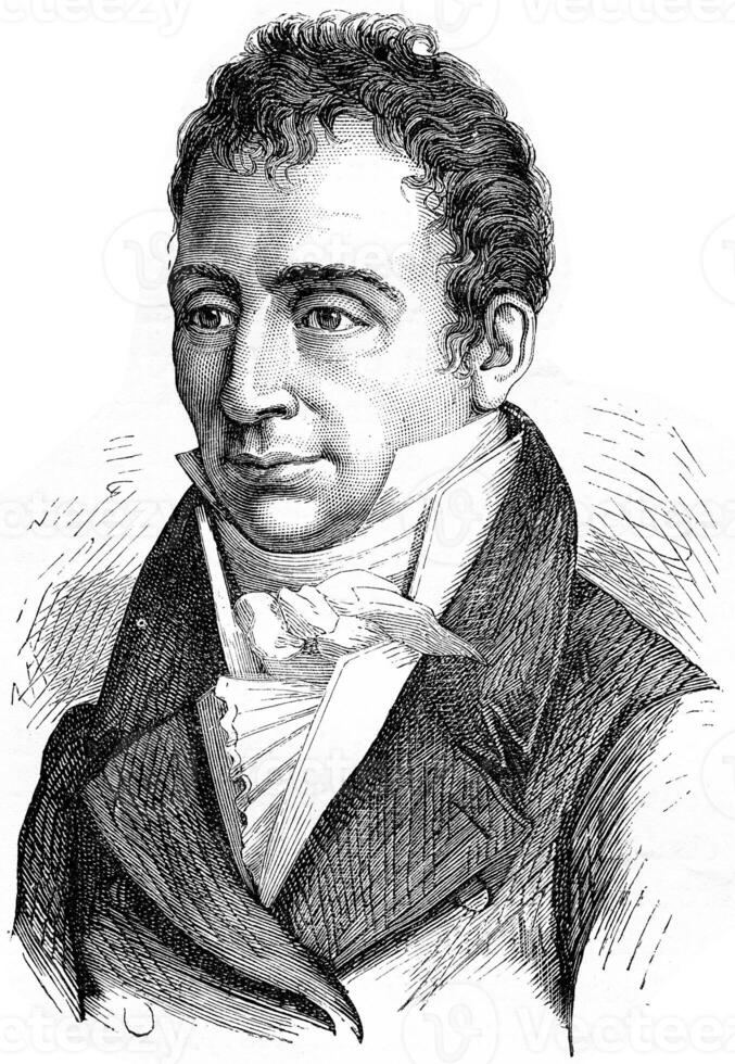 Courvoisier, vintage engraving. photo