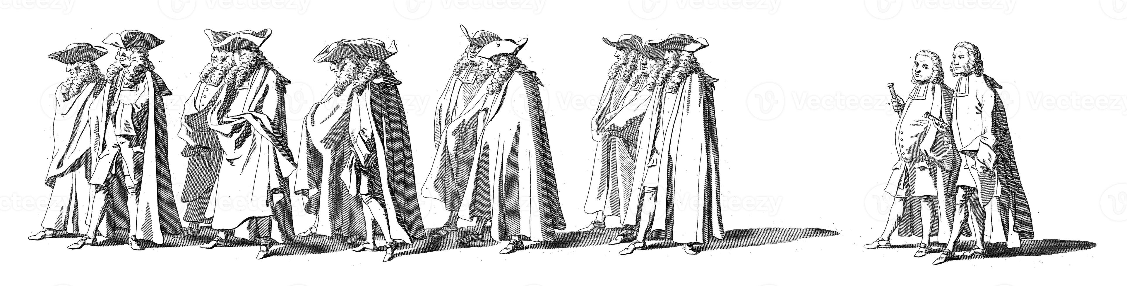 Corpse station of Willem IV, vintage illustration. photo