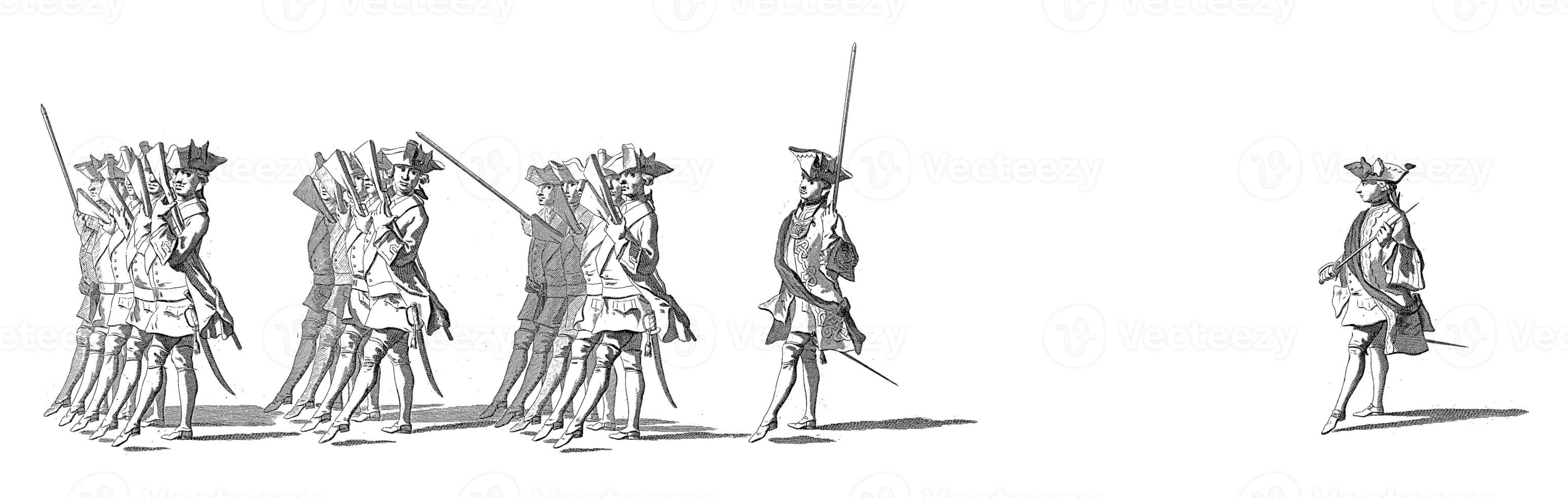 Corpse station of Willem IV, vintage illustration. photo
