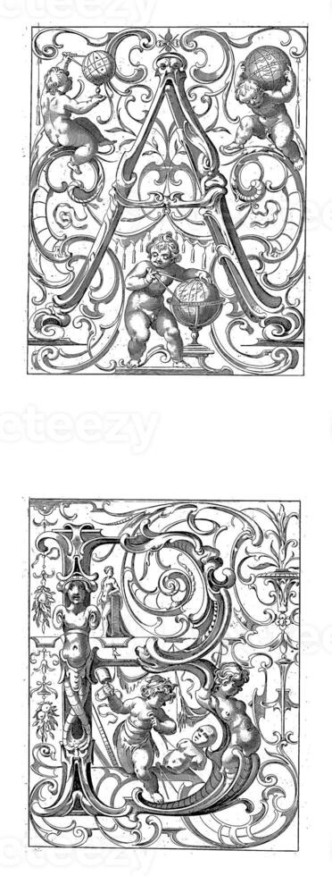 Letter A en letter B photo