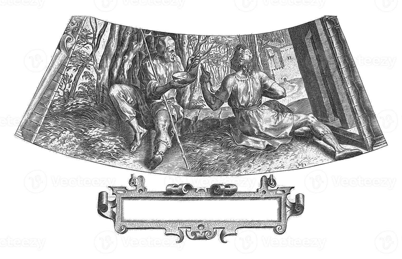 Esau sells his birthright, Cornelis Cort photo
