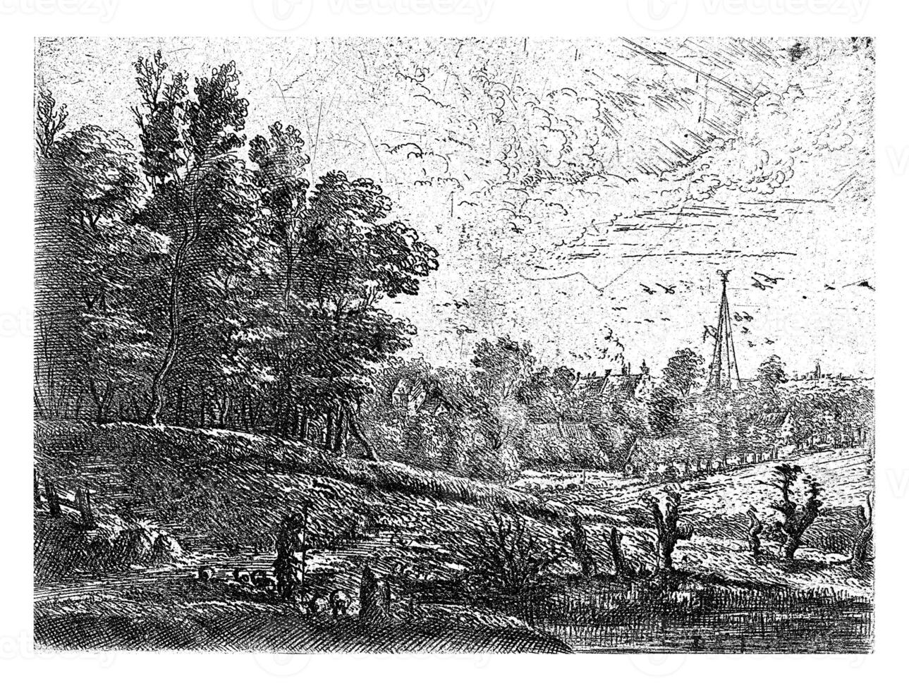 Landscape with a Shepherd photo