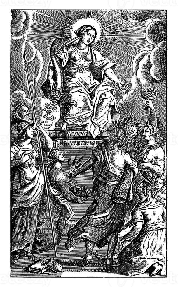 Personification of Generosity Liberalitas, Matthias van Sommer, 1649 photo