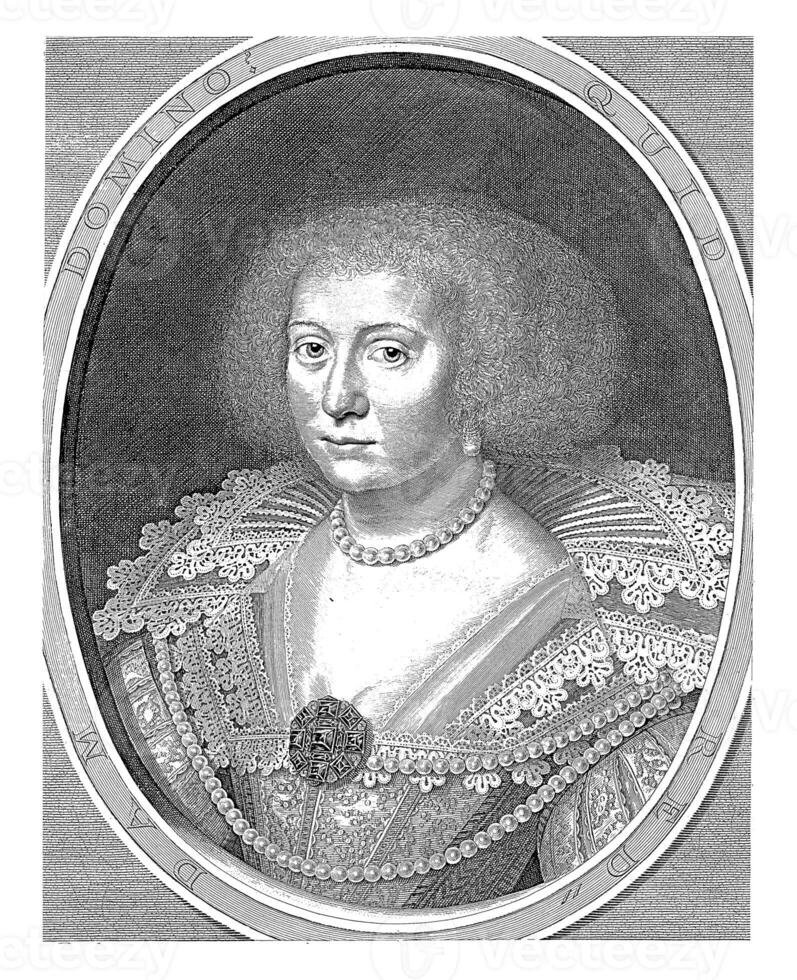 Portrait of Amalia van Solms photo