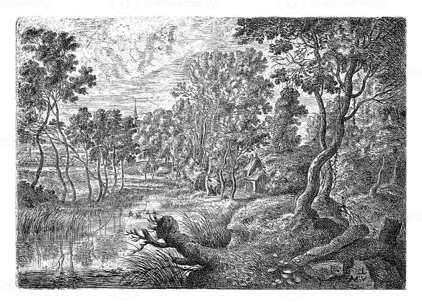 Landscape with a Stream photo