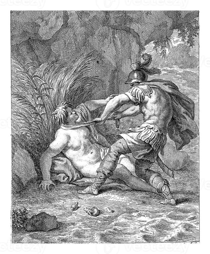 Peleus captures Thetis, J. Alexander Janssens, after Victor Honor Janssens, c. 1700 photo