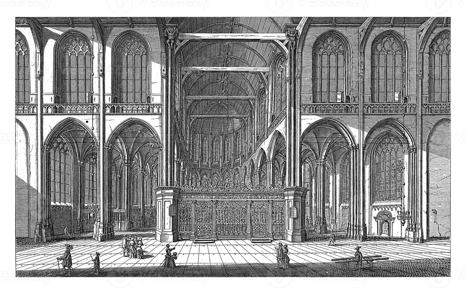 Interior of the Nieuwe Kerk in Amsterdam photo
