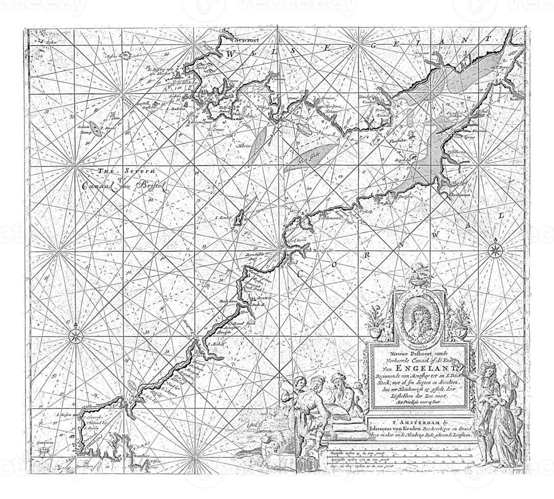 Passport map of the Bristol Channel, Jan Luyken photo